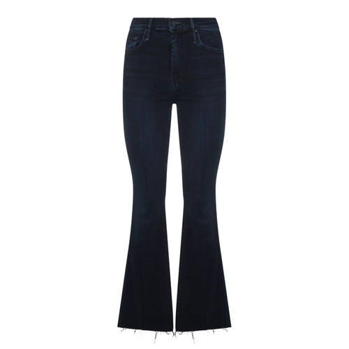 Mother Denim 女士 牛仔长裤 WEEKENDER 海军蓝棉质磨损牛仔裤