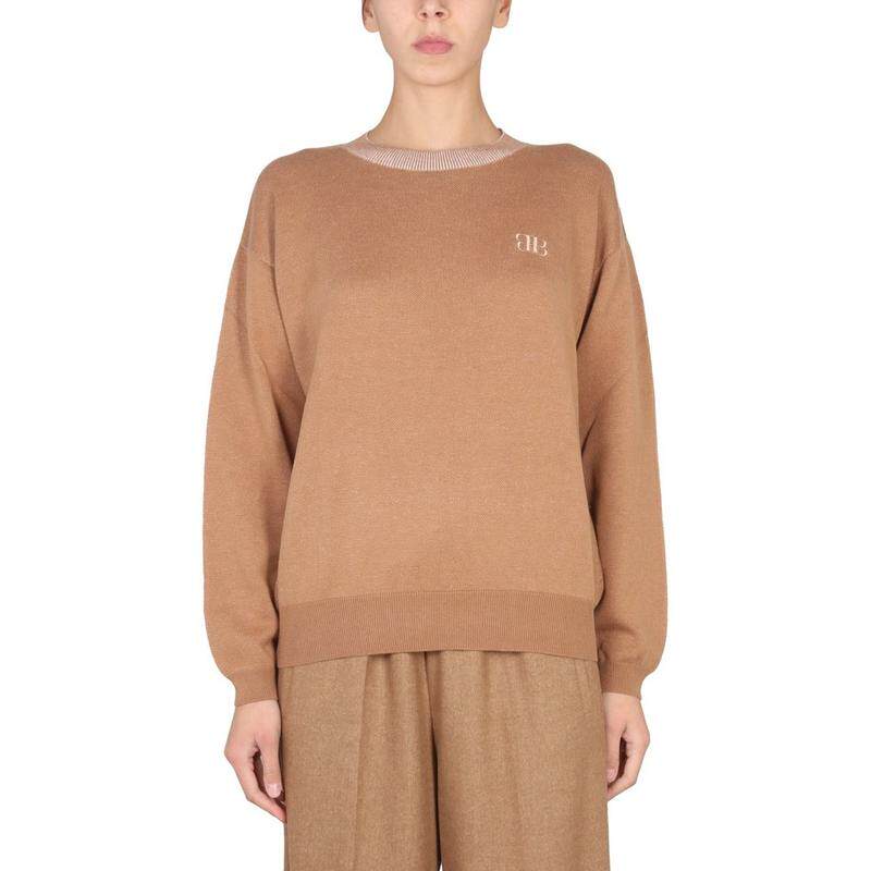 Ballantyne 女士 FW22 毛衣 標誌刺繡針織套衫