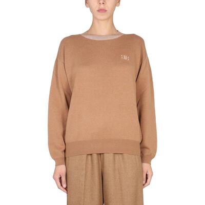 Ballantyne 女士 FW22 毛衣 標誌刺繡針織套衫