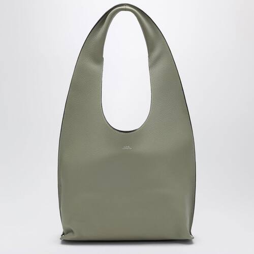 A.P.C. 女士 FW26 手提包 PASTEL NEIGE CLOU 绿色皮革包包
