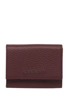 Orciani 女士 FW25 钱包 徽标刻字双折