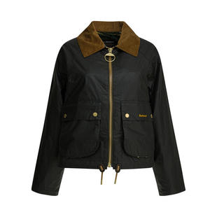Barbour 巴伯尔 女士 SS26 夹克 绿色打蜡棉质