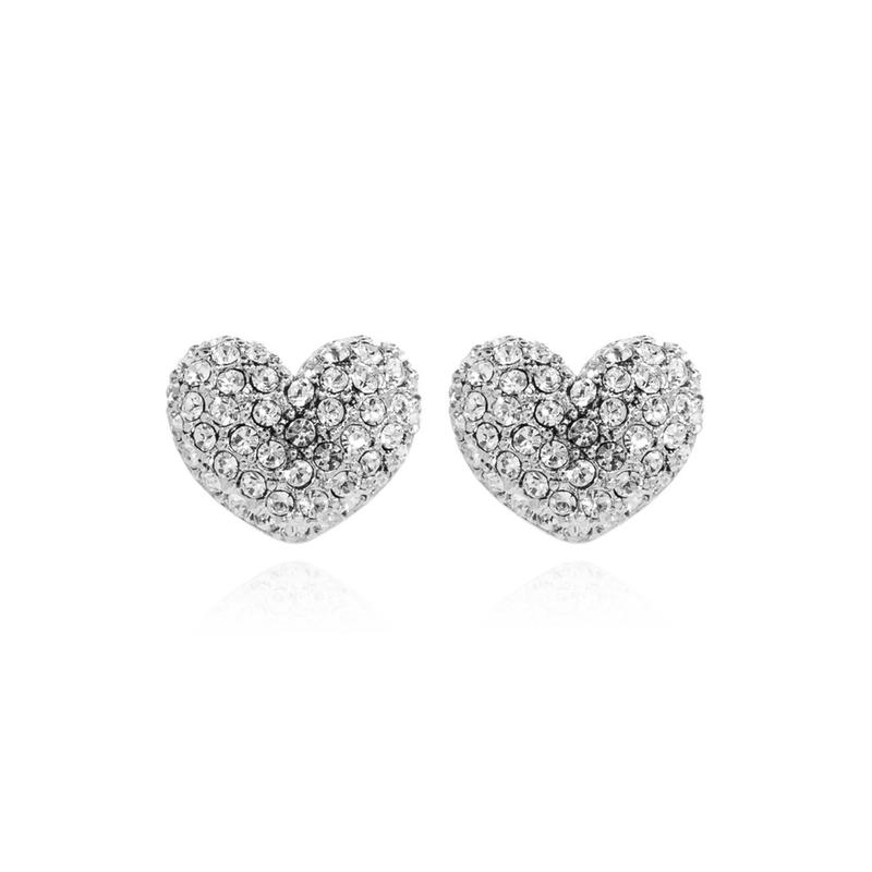 Marc Jacobs 女士 SS26 耳环 心型鑲鑽耳環