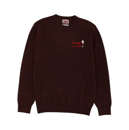 MC2 Saint Barth 男士 FW25 卫衣 Mc2 圣巴特刺绣羊毛针织衫