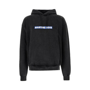 Martine Rose 男士 SS24 卫衣 木炭色棉质宽松款卫衣