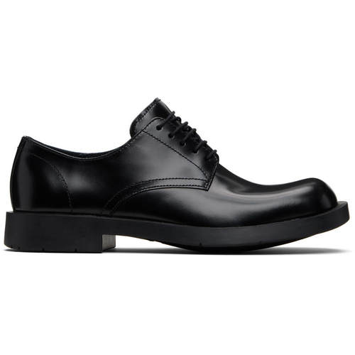 Camperlab 看步 男士 休闲皮鞋 黑色 Neuman 德比鞋