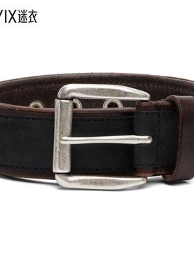 Our Legacy 男款海军蓝 Verge 腰带 迷衣时尚