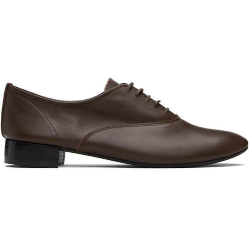 Repetto 丽派朵 女士 休闲皮鞋 棕色 Zizi Rubber-Sole 牛津鞋
