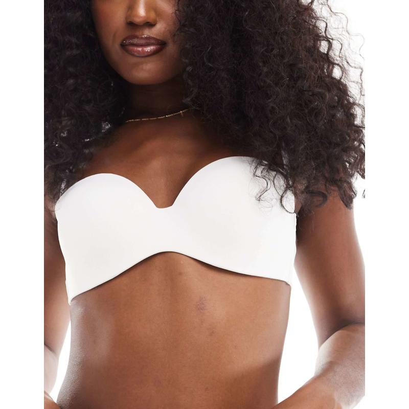 Cotton:on 女士 文胸 棉质无缝抹胸文胸(白色)