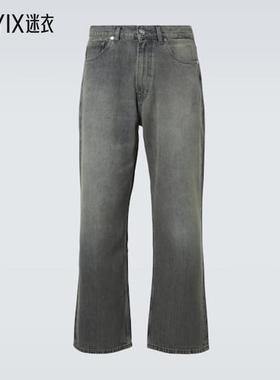 Our Legacy 男款Third 剪短褪色设计直筒牛仔裤 迷衣时尚