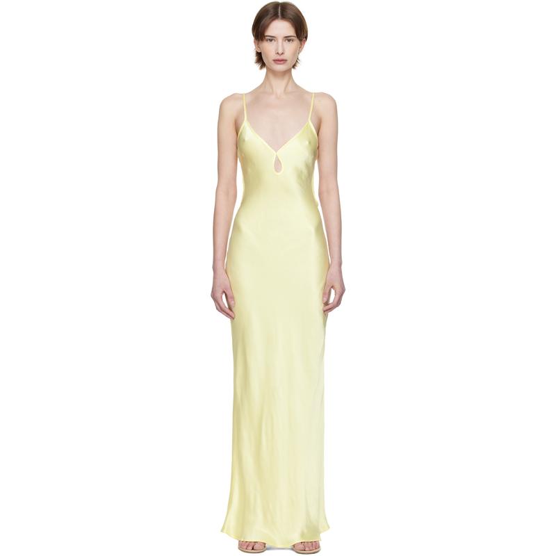 Bec + Bridge 女士 中长连衣裙 黄色 Cedar City 连衣裙