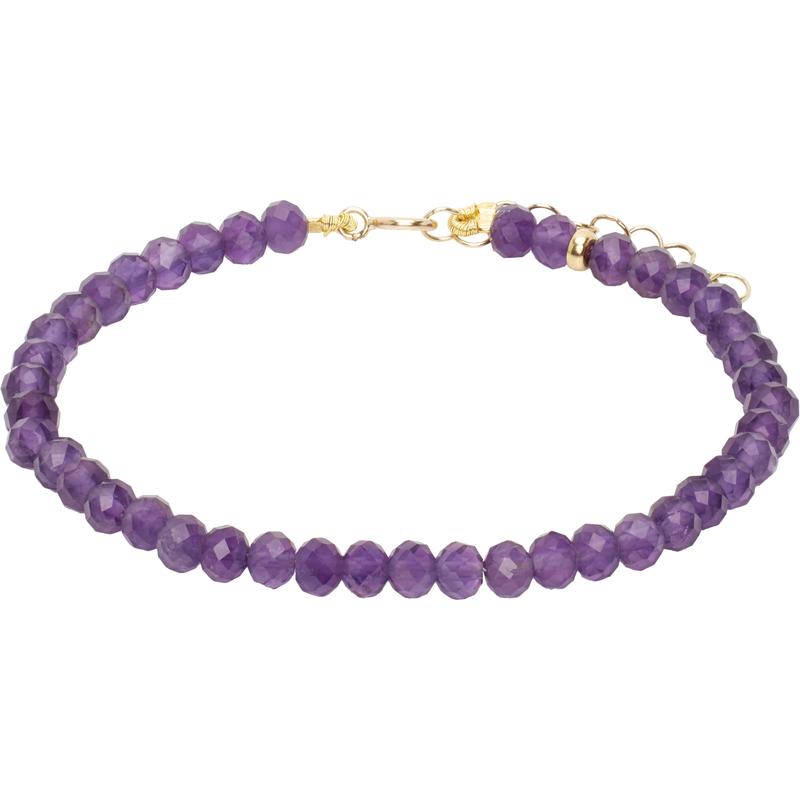 JIA JIA 女士 手链 紫色 Birthstone February Amethyst 手链