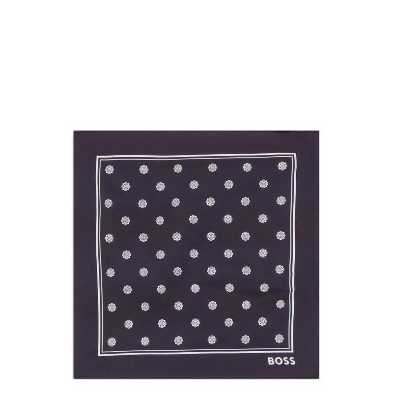Hugo Boss 雨果博斯 男士 SS26 围巾 Hugo Boss 几何边框口袋方巾