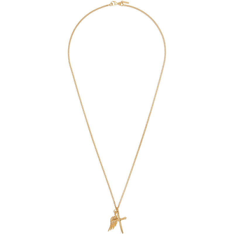 Emanuele Bicocchi 男士 项链/吊坠 Wing  Cross 项链