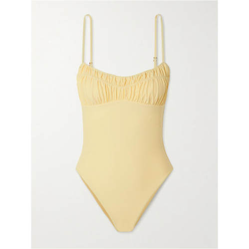 Faithfull the Brand 女士 SS26 连体泳衣 Rocio 褶皱再生泳衣