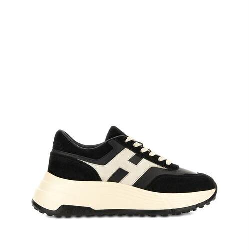Hogan 霍根 女士 FW26 运动休闲鞋 Hogan Hi-Fi 绒面革厚底运动鞋