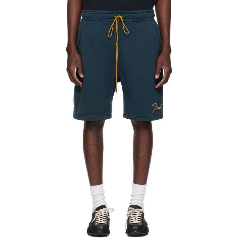 Rhude 男士 短裤 海军蓝 Classique 运动短裤