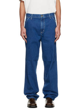 Carhartt WIP卡哈特 男士 牛仔长裤 蓝色 Simple Pant 牛仔裤