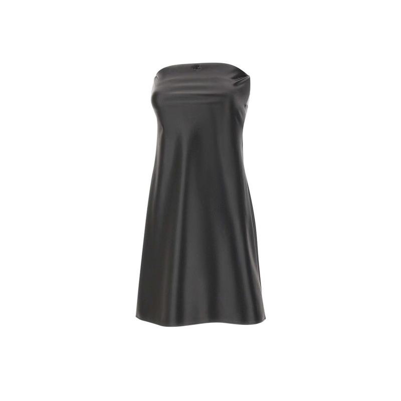 Courrèges 女士 FW25 短款连衣裙 抹胸內衣連身裙