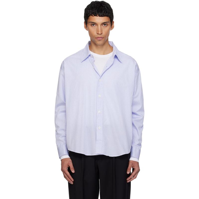 Mfpen 男士 衬衫 蓝色 Exact 衬衫