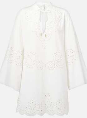 SIMKHAI 女士 短款连衣裙 Sarina 英格兰刺绣迷你连衣裙