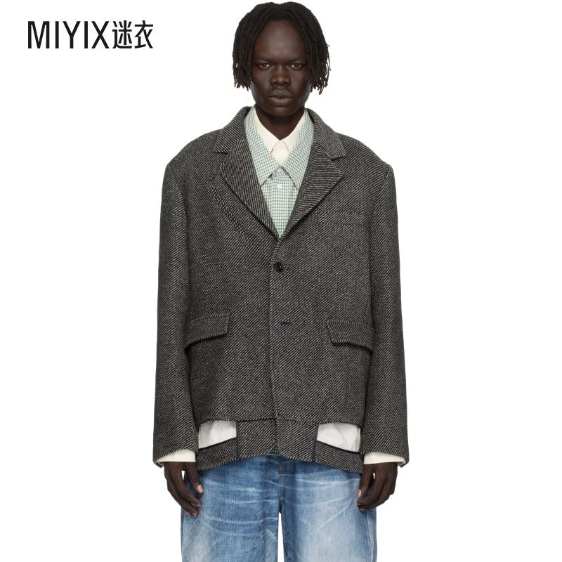 Andersson Bell 男款灰色 Inside Out Wool 西装外套 迷衣时尚