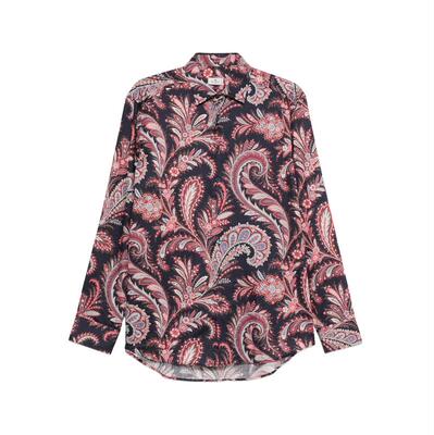 Etro 艾绰 男士 FW25 衬衫 印花蓝色棉质
