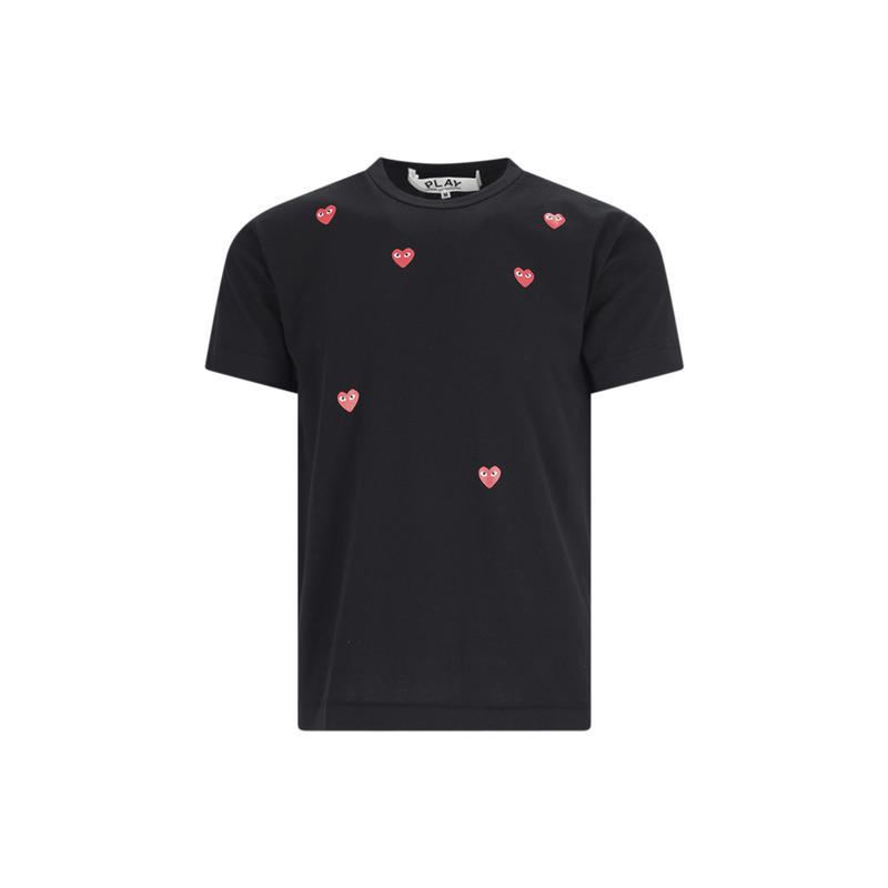 Comme Des Garcons Play 中性（成人） T恤 and Polos T恤黑色T恤