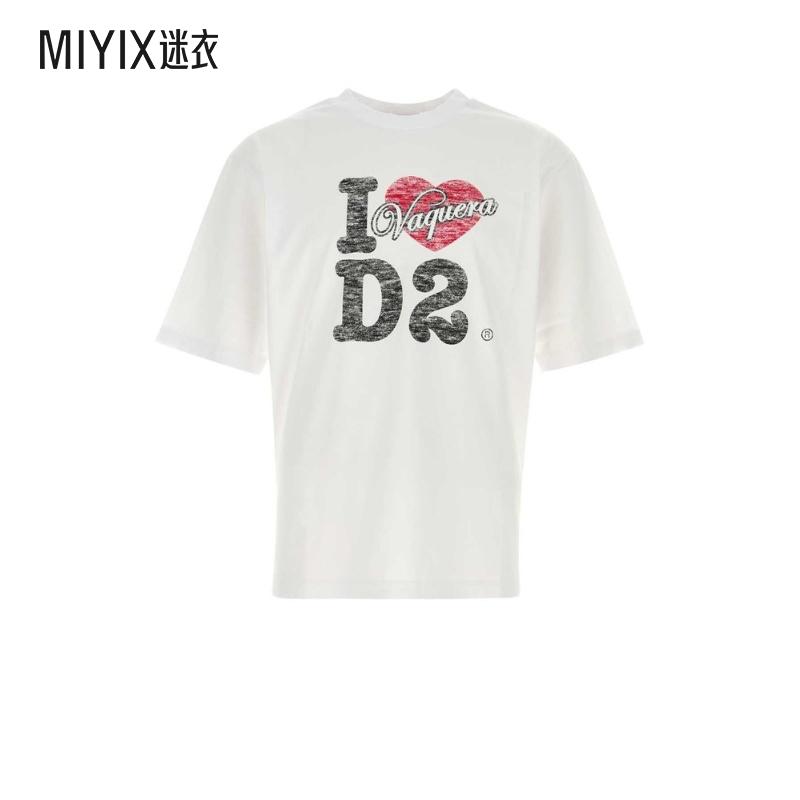 [秋冬新品]DSquared2D2次方 男款Dsquared2 X Vaquera 破洞寬鬆T