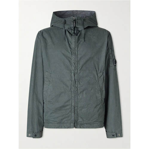 C.P. Company 男士 SS26 夹克 绿色 Micro-Reps Hooded Lens