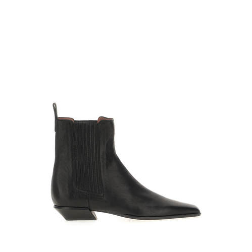 Paris Texas 女士 FW26 短靴 Bettina 黑色皮质