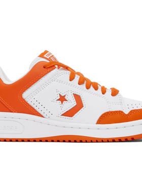 Converse 女士 运动鞋 橙色  白色 Weapon 运动鞋