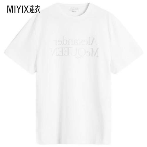 AMQ Alexander McQueen 亚历山大·麦昆男士亚历山大·麦昆徽标T