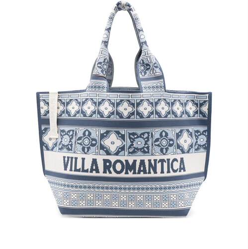 ALEMAIS 女士 SS26 托特包 VILLA ROMANTICA 提花长手提包