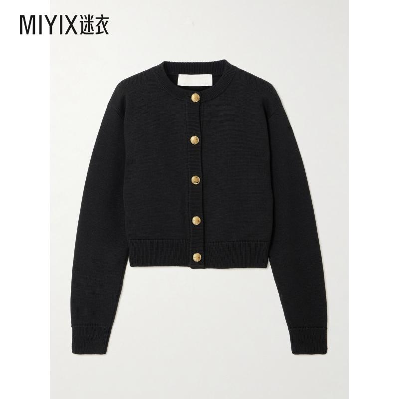 【秋冬新品】D'EstrËe 女款Deborah 短款羊毛针织开衫 迷衣时尚