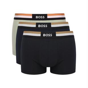 SS26 Boss 男士 徽标 三件装 CON 博斯 平角内裤