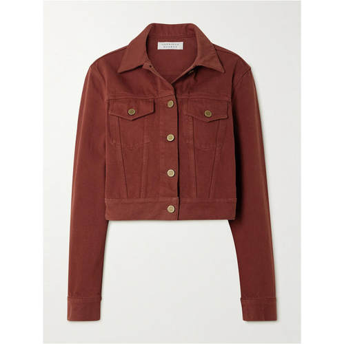 Gabriela Hearst 女士 FW25 夹克 Bronte recycled-denim 短款