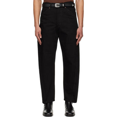 Lemaire 勒梅尔 男士 牛仔长裤 黑色 Twisted Workwear 牛仔裤