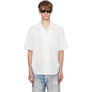 Our Legacy 男士 衬衫 白色 Box 短袖