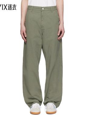 Carhartt WIP卡哈特 男款绿色 Single Knee 长裤 迷衣时尚