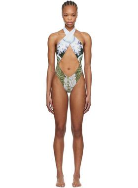 Miaou 女士 连体泳衣 绿色 Demi 连体泳衣