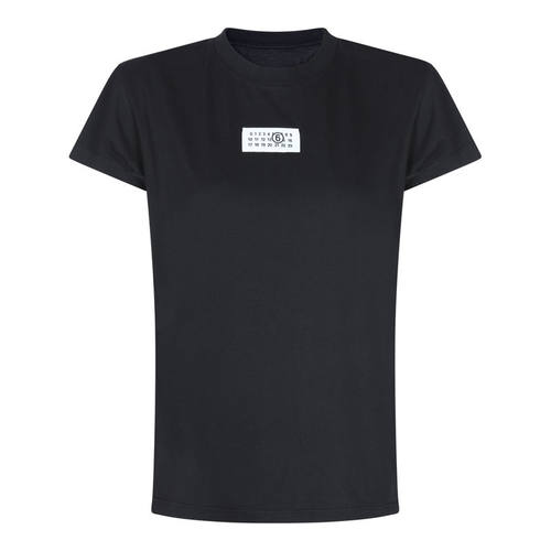 MM6 Maison Margiela 马吉拉MM6 女士 FW26 T恤 黑色棉质