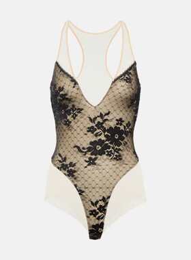 Wolford 沃尔福特 女士 连体衣 x N21 Monica 蕾丝拼接