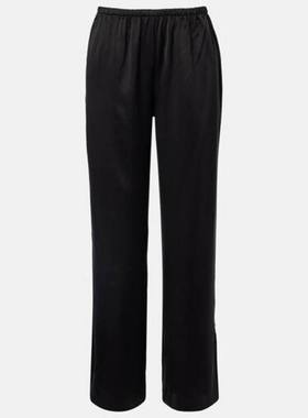 Asceno 女士 长裤 Loreto 真丝查米尤斯绸缎阔腿裤