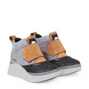 SOREL 冰熊 男童 靴子 Out N About™ IV 山羊皮边童鞋