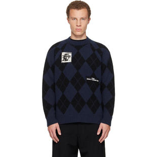 蓝色 毛衣 UP2E4902 男士 UNDERCOVER