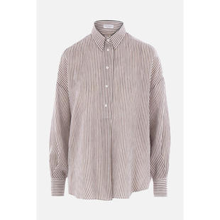 Cucinelli 翻领长袖 布鲁内洛·库奇内利 衬衫 女士 Brunello