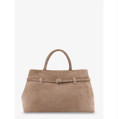 Manu Atelier 女士 SS26 单肩包 Le Cambon 35 绒面革肩包