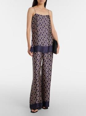 Faithfull the Brand 女士 背心 Aina 印花缎面吊带背心