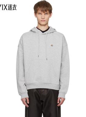 Vivienne Westwood西太后 男款灰色 Ashton 连帽衫 迷衣时尚